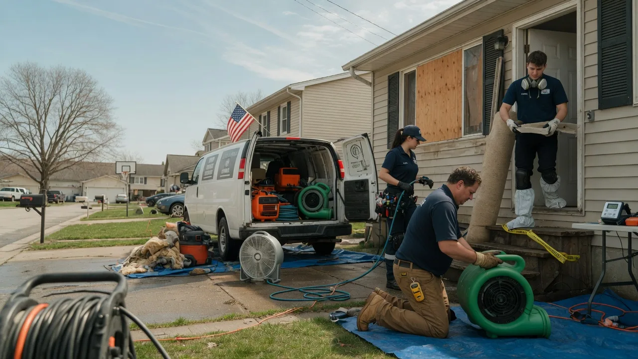 Water Damage Restoration in Rice, MN near me